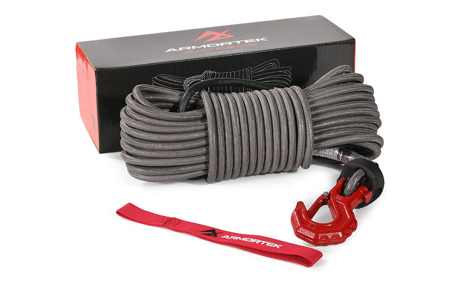 Armortek Extreme Synthetic Rope Kit 7/16" x 82' - MBL 24200 lbs