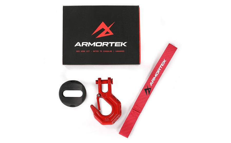 Armortek Red Hook Kit for 1/2" Rope - Rated 22000lbs