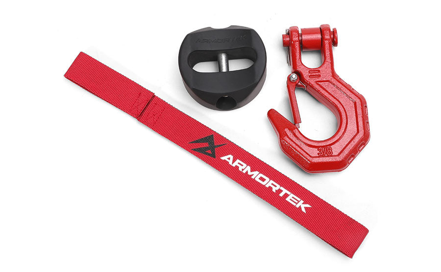 Armortek Red Hook Kit for 1/2" Rope - Rated 22000lbs