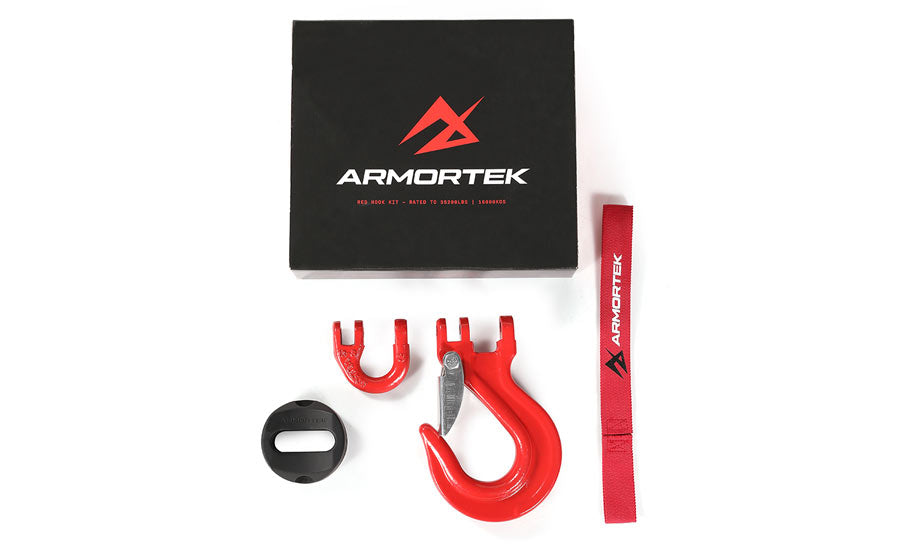 Armortek Red Hook Kit for 9/16" Rope - Rated 35200lbs