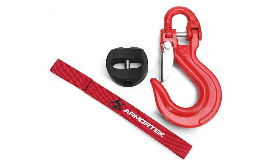 Armortek Red Hook Kit for 9/16" Rope - Rated 35200lbs