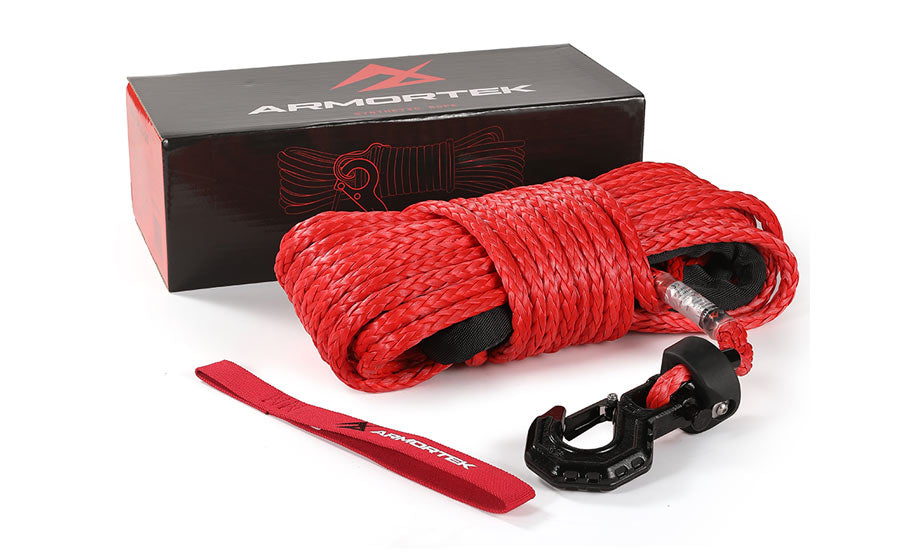 Armortek Synthetic Rope Kit 3/8" x 82' - MBL 22700 lbs