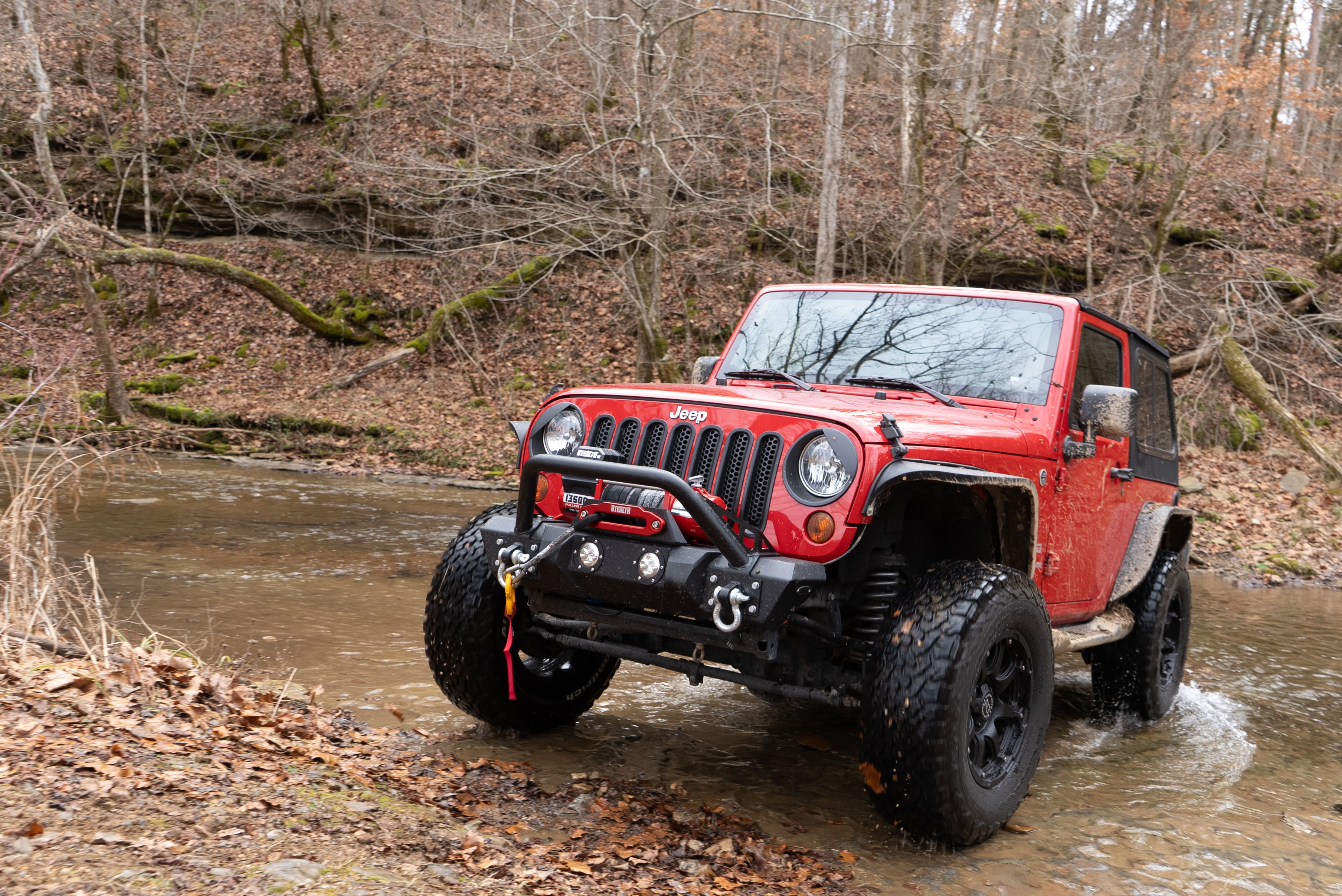 Stealth 13,500lb 12v Electric Winch - Steel Rope