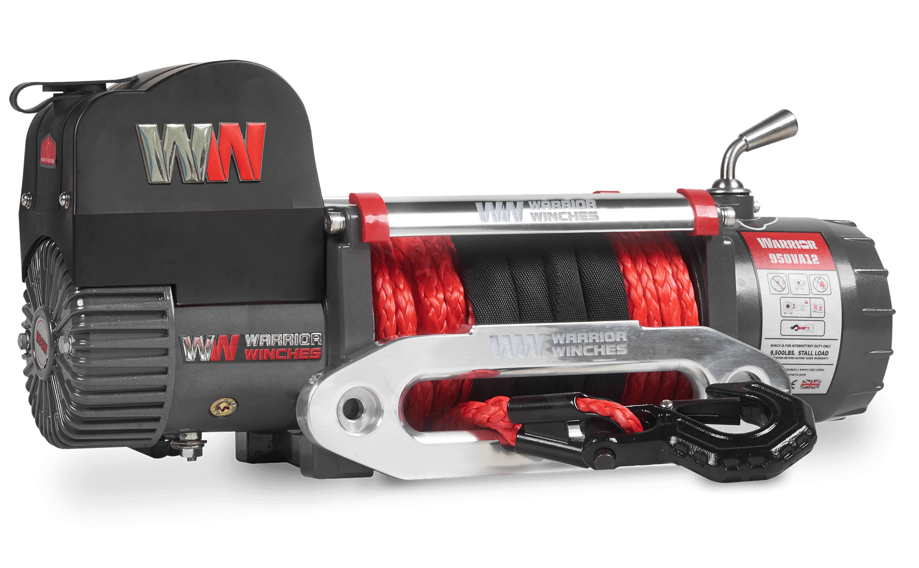 Samurai 10,000lb 12v Electric Winch - Synthetic Rope