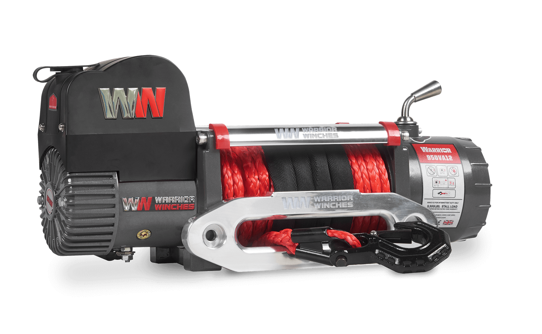 Samurai 10,000lb 12v Electric Winch - Synthetic Rope