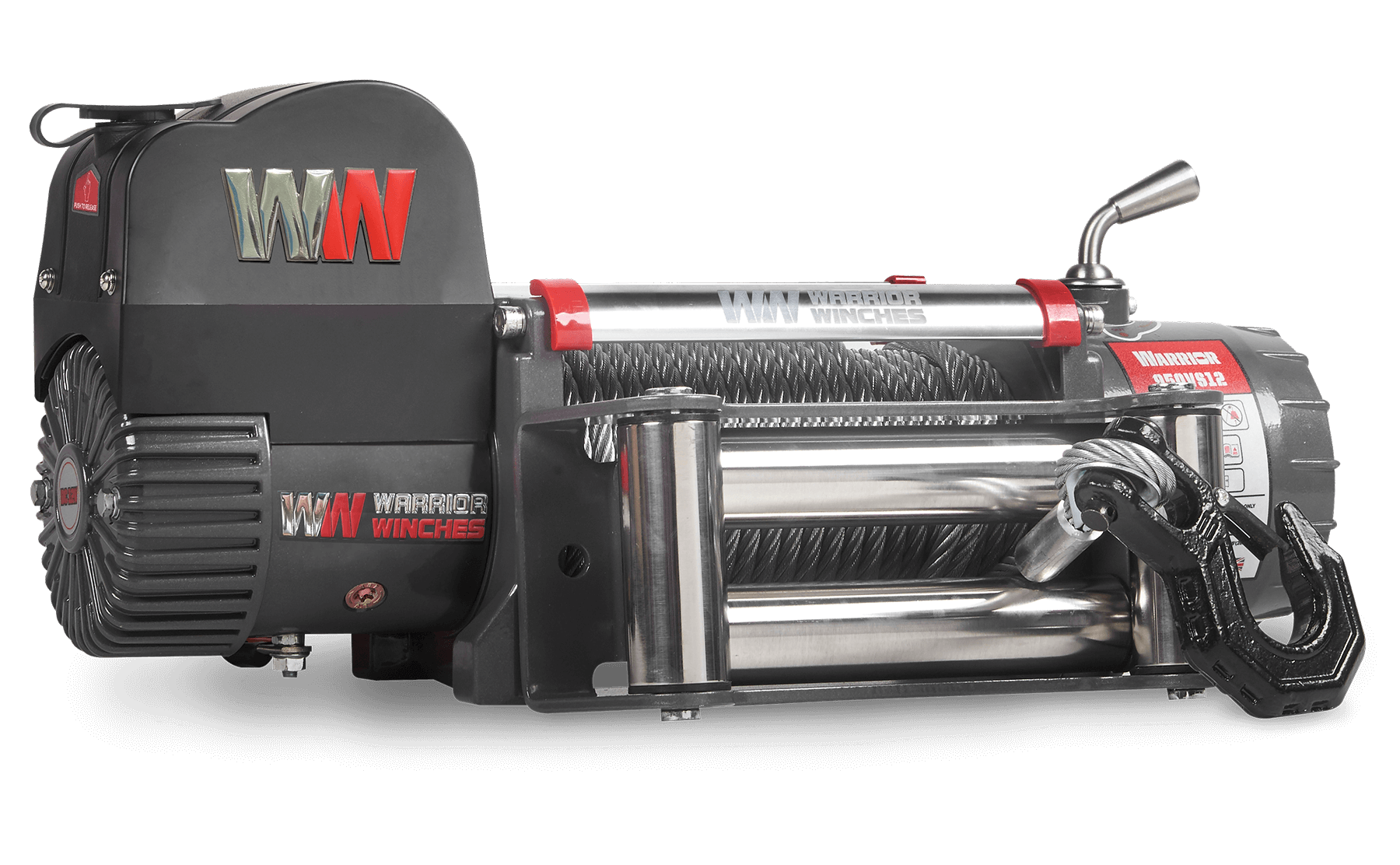 Samurai 10,000lb 12v Electric Winch - Steel Rope