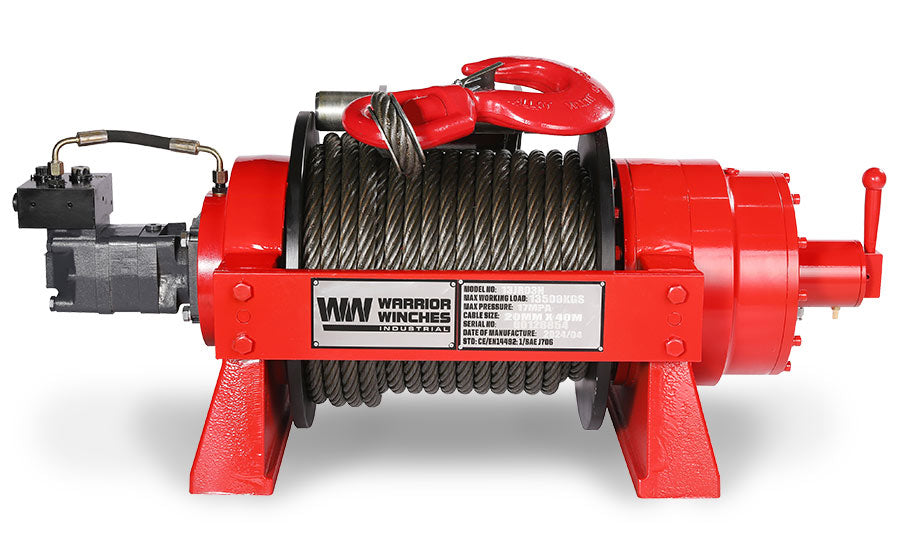 JR13 29,700lb (13.5 Ton) Industrial Hydraulic Winch