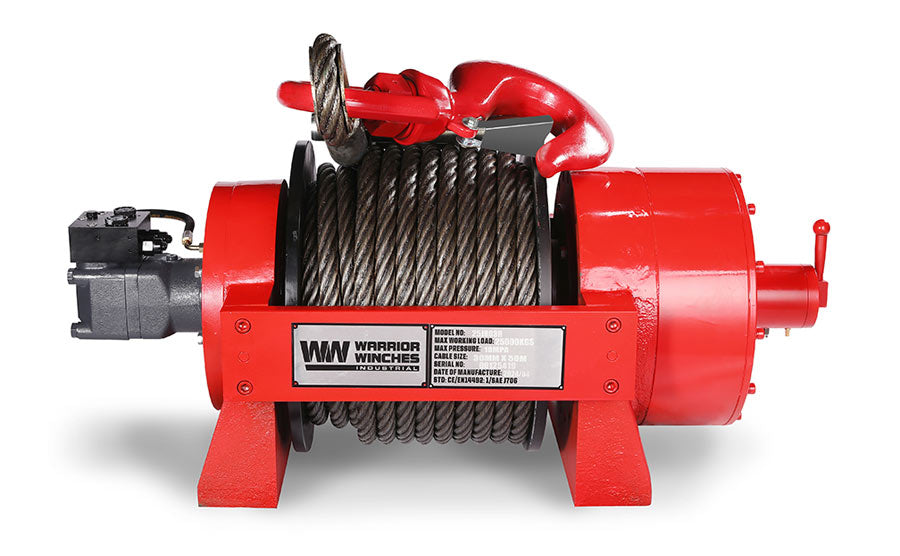 JR25 55,000lb (25 Ton) Industrial Hydraulic Winch