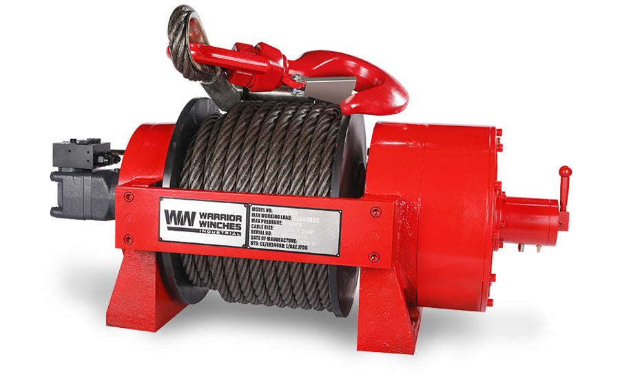 JR25 55,000lb (25 Ton) Industrial Hydraulic Winch