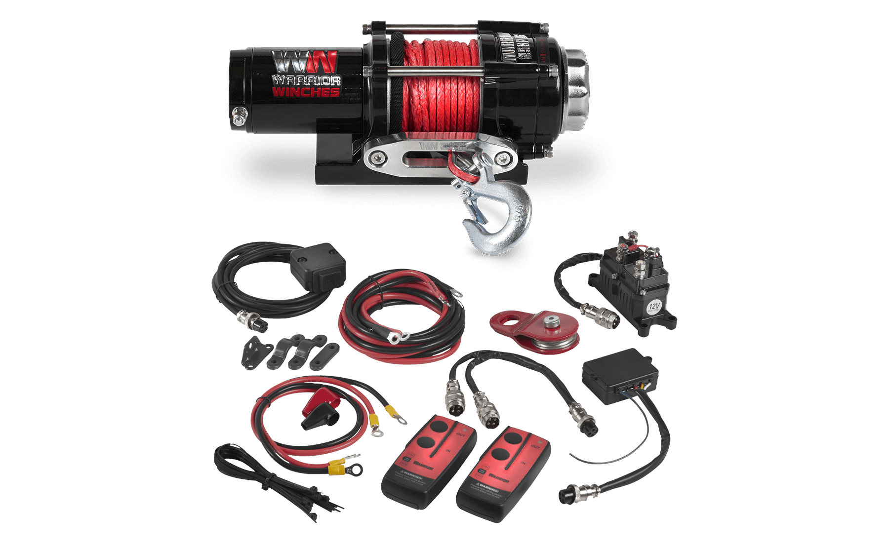 Ninja 2,500lb 12v Electric Winch - Synthetic Rope