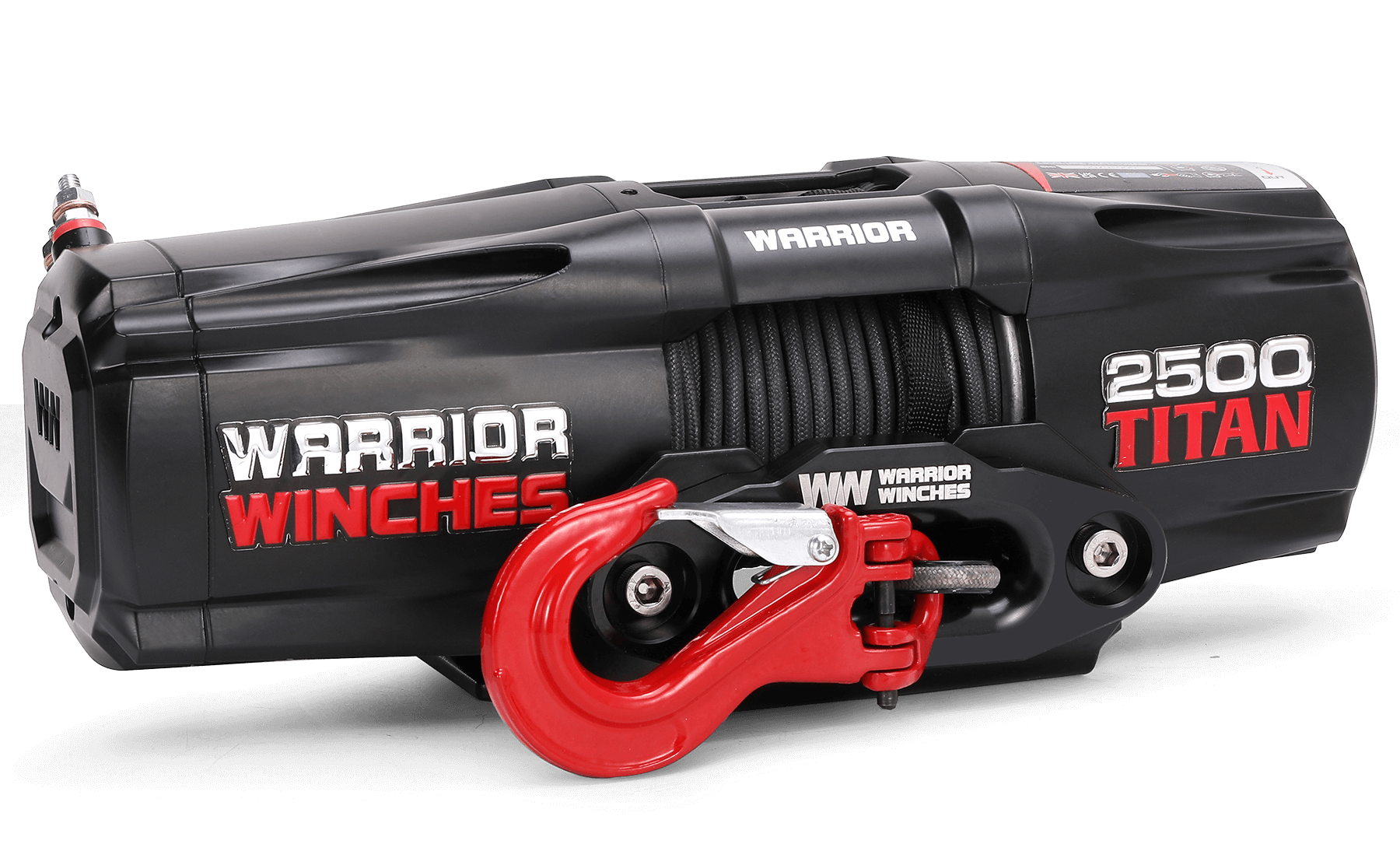 Titan 2,500lb 12v Electric Winch - Synthetic Rope