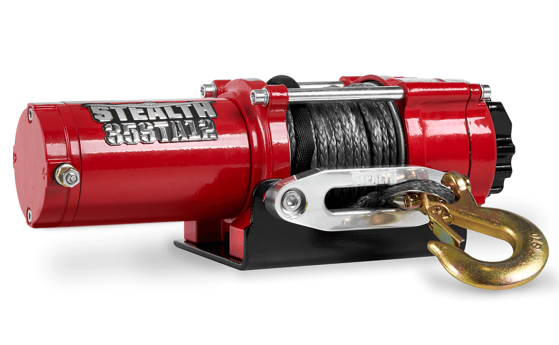 Stealth 3,500lb 12v Electric Winch - Synthetic Rope