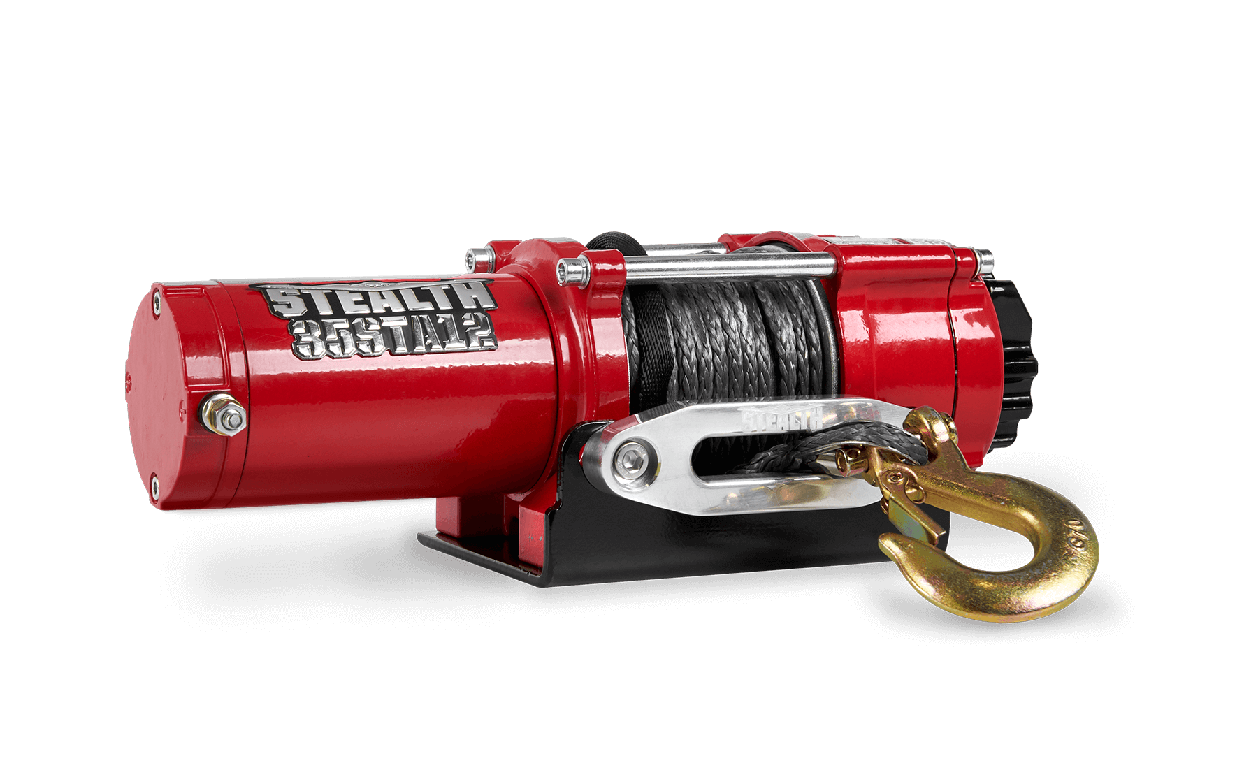 Stealth 3,500lb 12v Electric Winch - Synthetic Rope