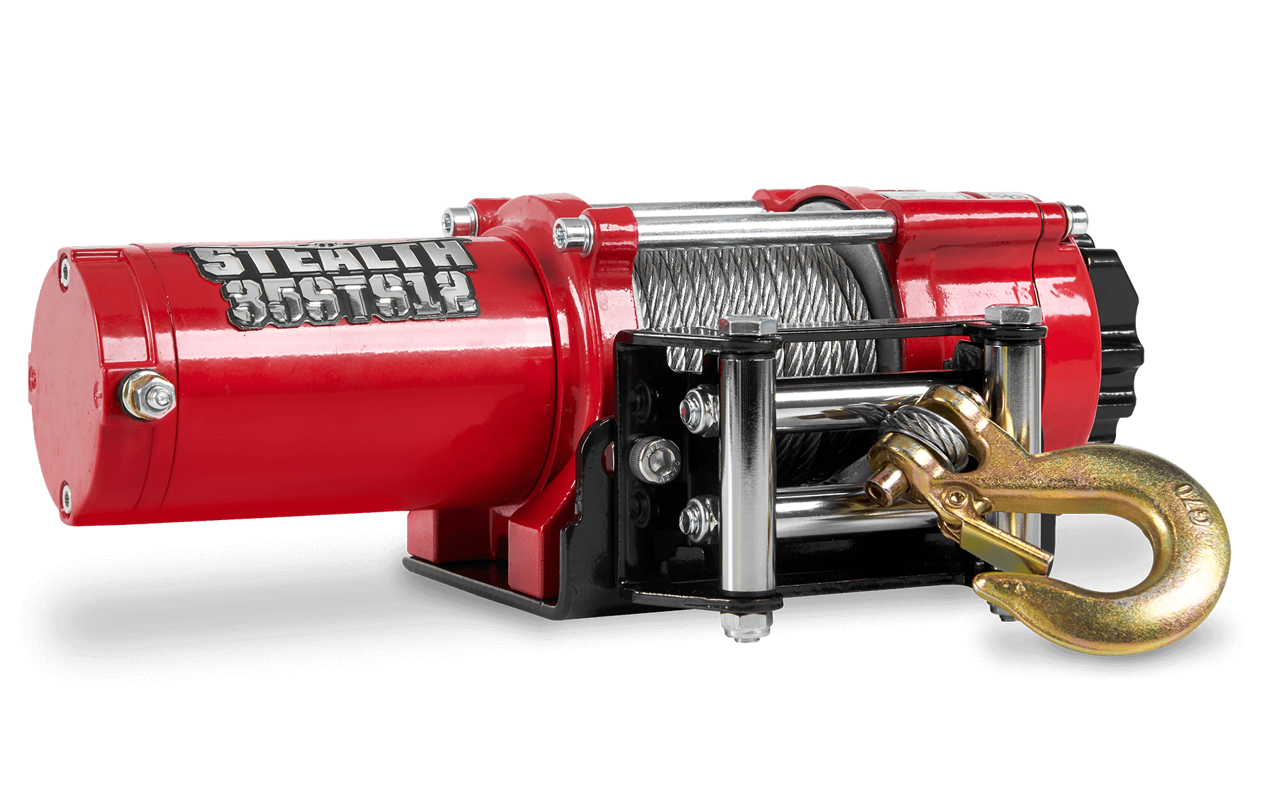 Stealth 3,500lb 12v Electric Winch - Steel Rope