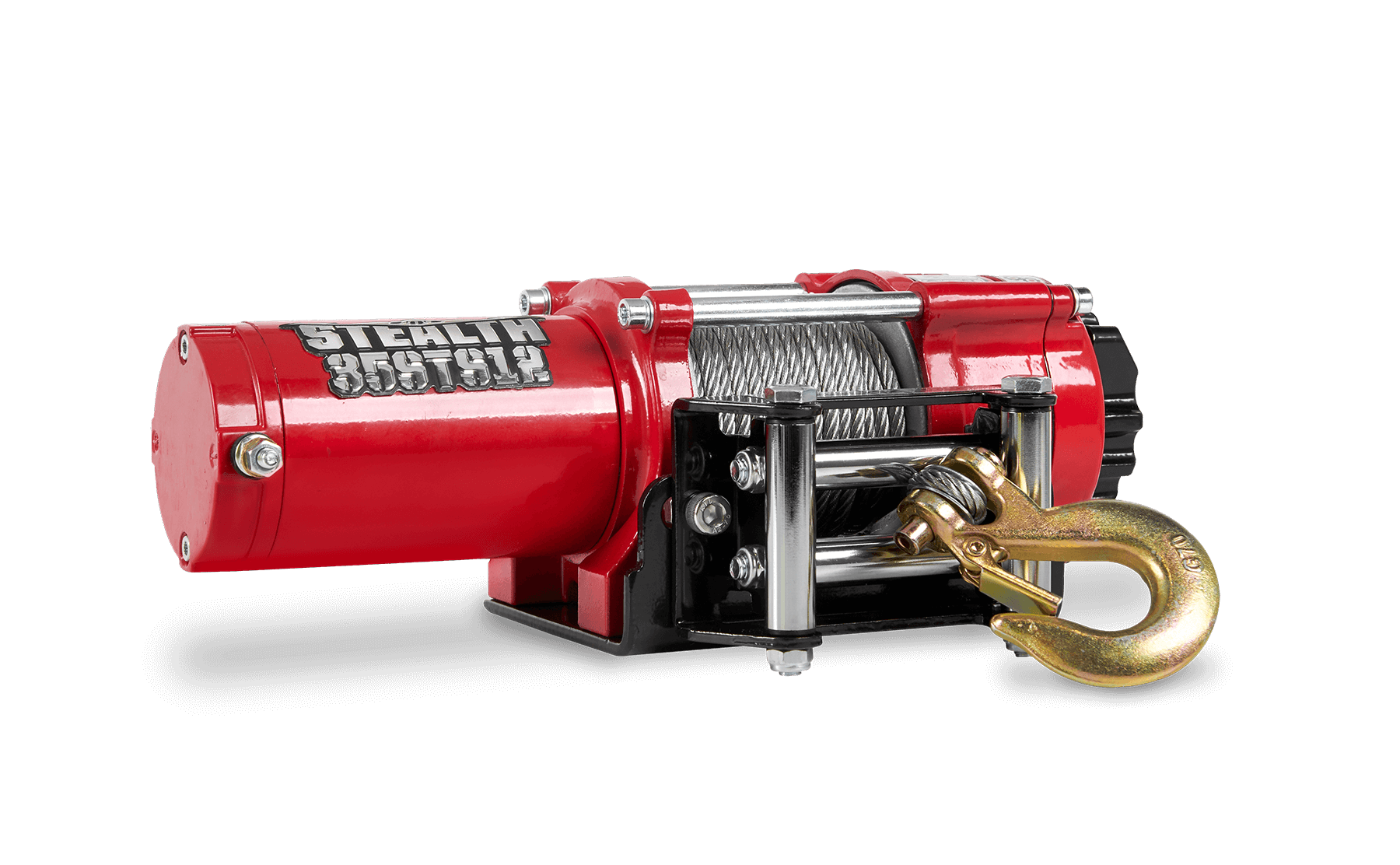 Stealth 3,500lb 12v Electric Winch - Steel Rope