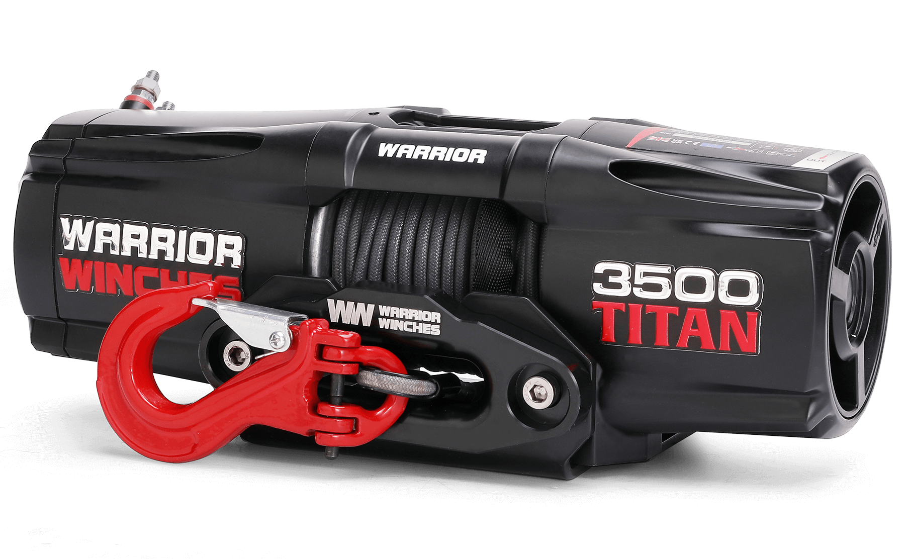 Titan 3,500lb 12v Electric Winch - Synthetic Rope