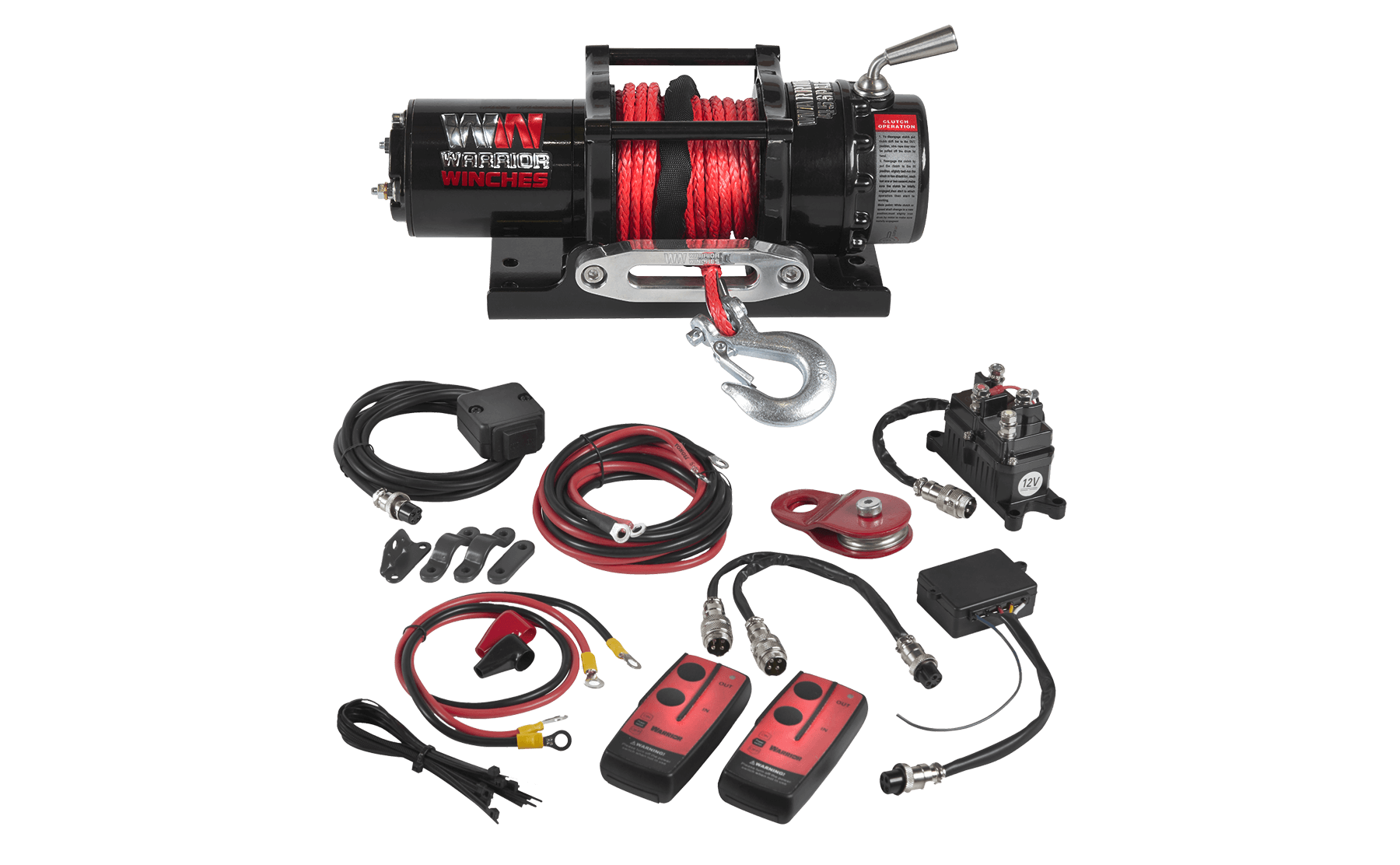 Ninja 4,500lb 12v Electric Winch - Synthetic Rope