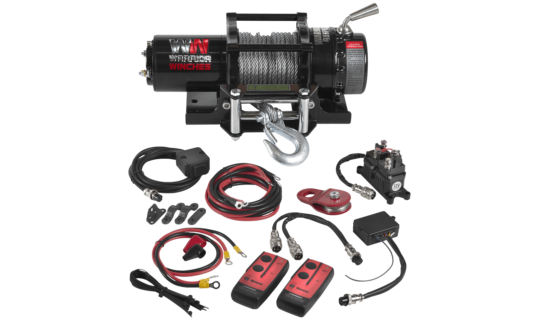 Ninja 4,500lb 12v Electric Winch - Steel Rope