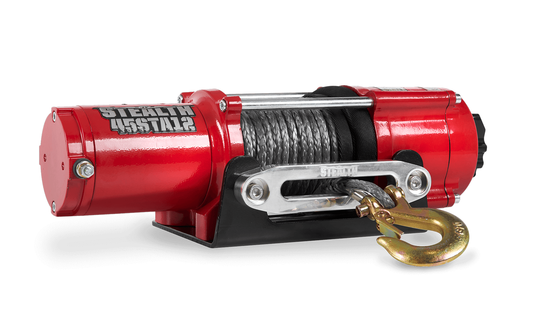 Stealth 4,500lb 12v Electric Winch - Synthetic Rope