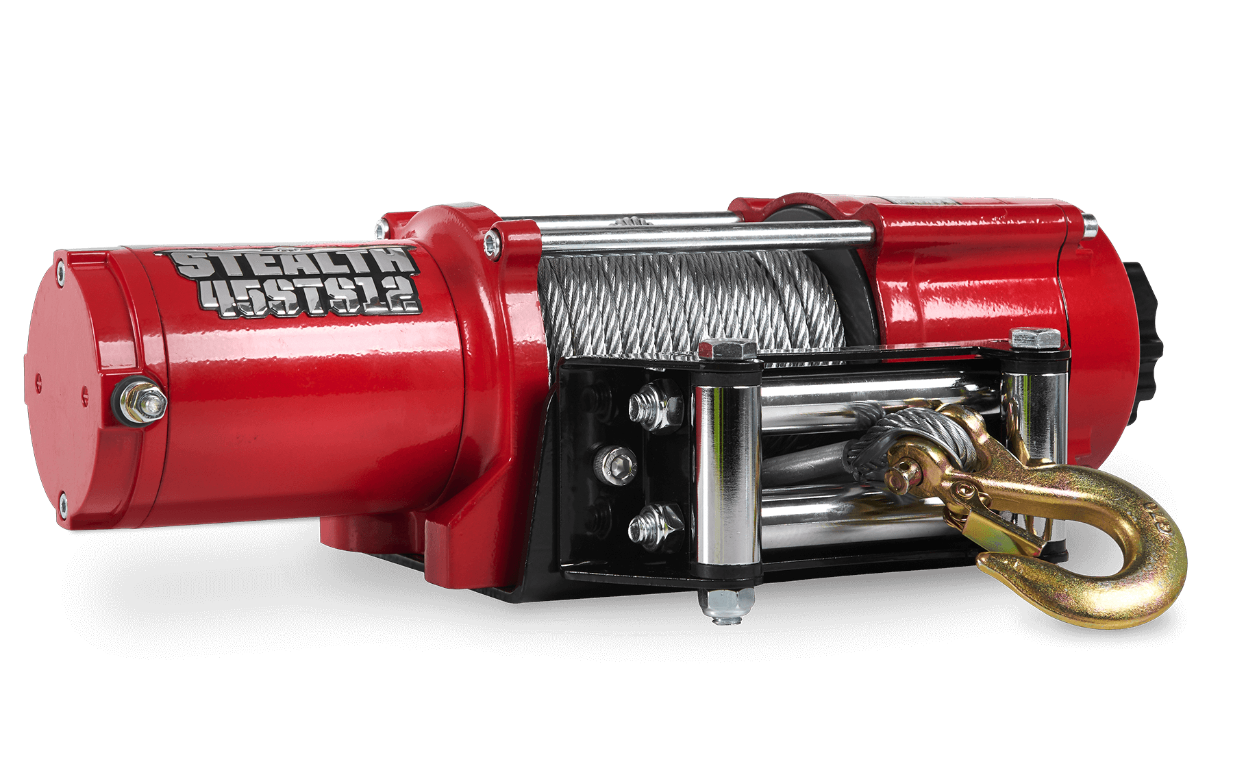 Stealth 4,500lb 12v Electric Winch - Steel Rope