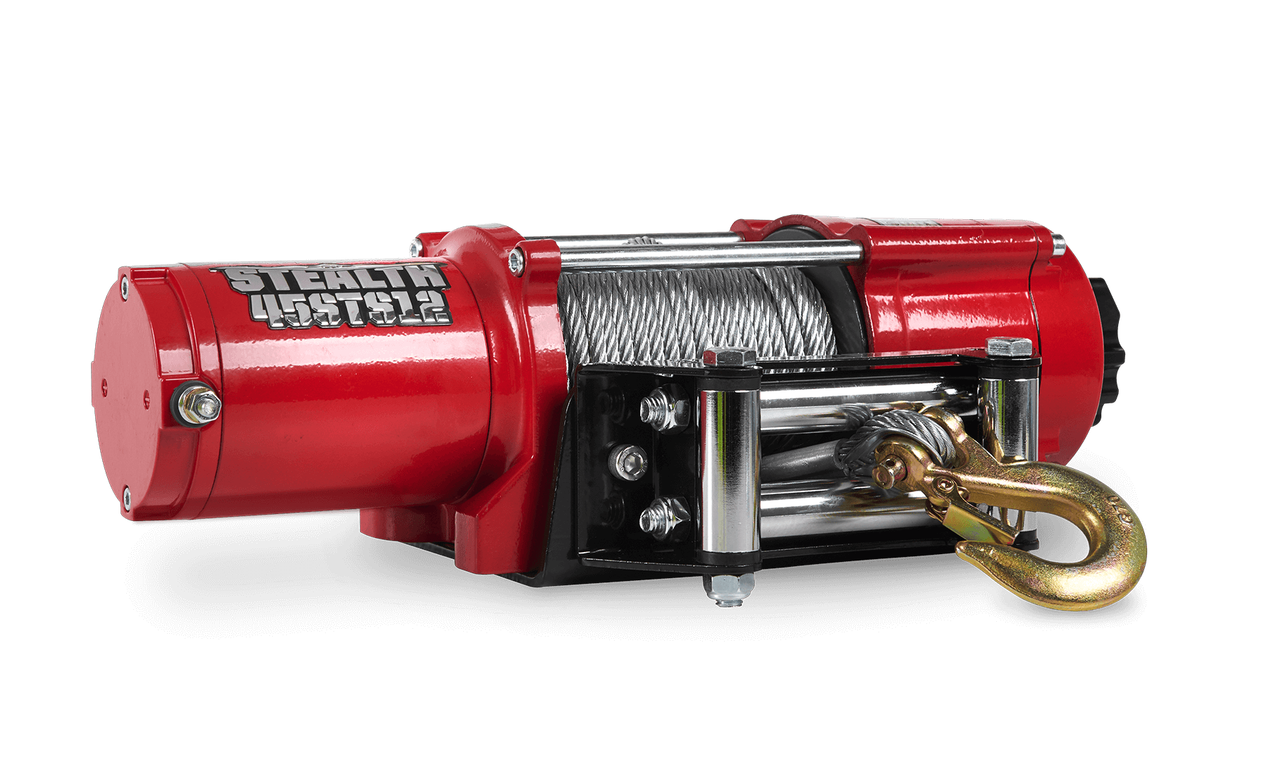 Stealth 4,500lb 12v Electric Winch - Steel Rope