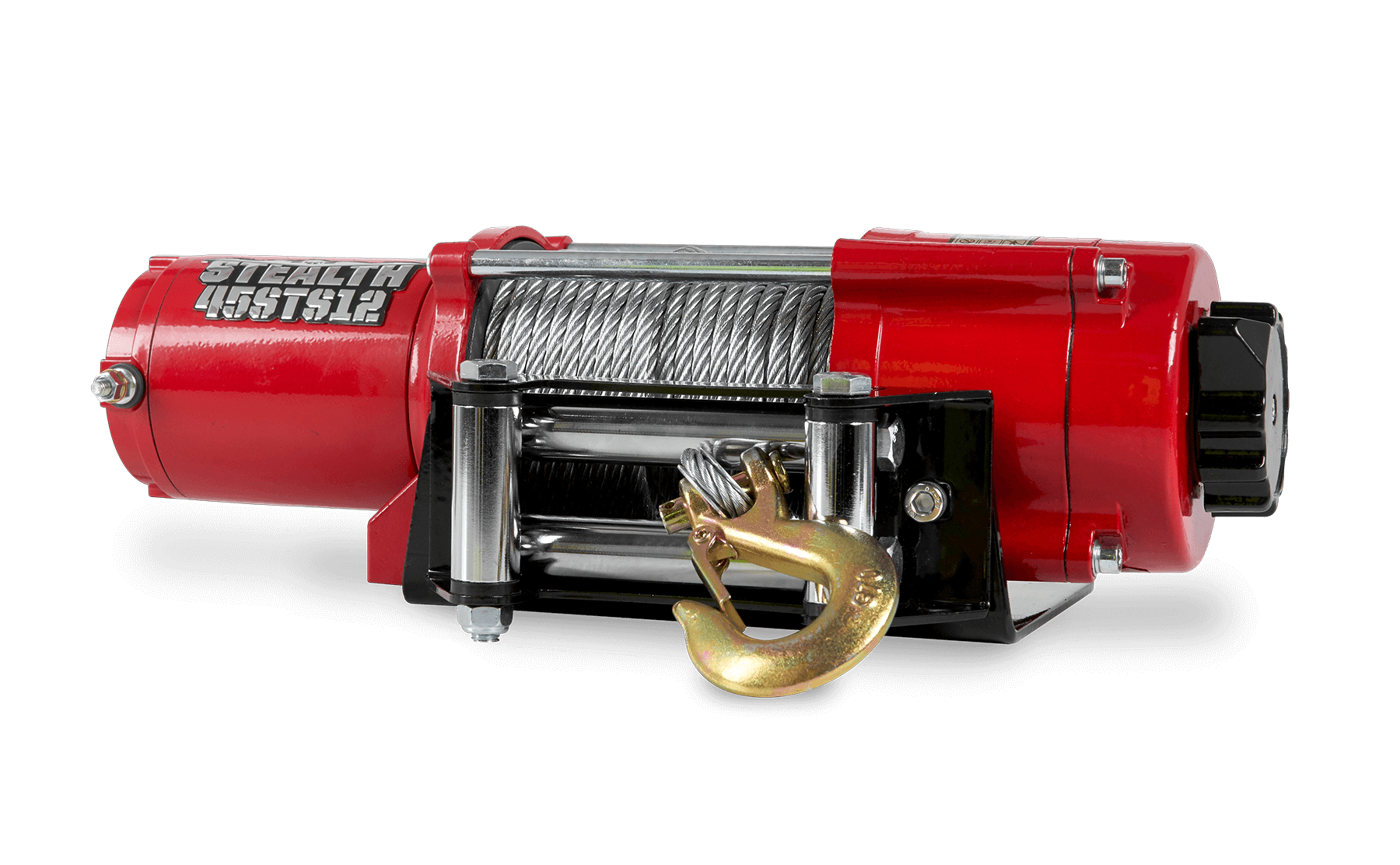 Stealth 4,500lb 12v Electric Winch - Steel Rope