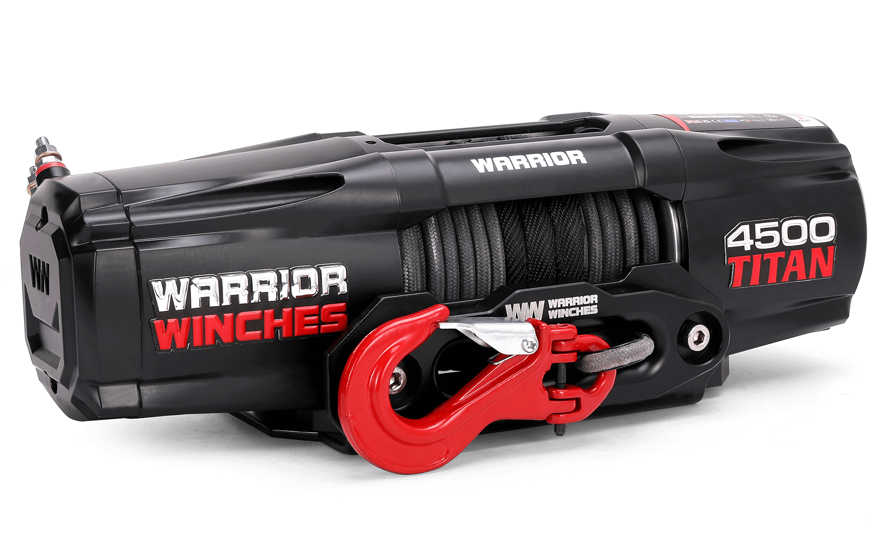 Titan 4,500lb 12v Electric Winch - Synthetic Rope