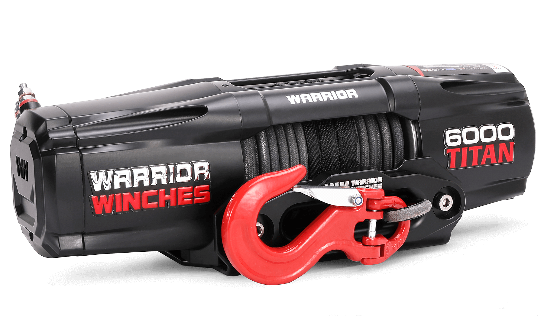 Titan 6,000lb 12v Electric Winch - Synthetic Rope