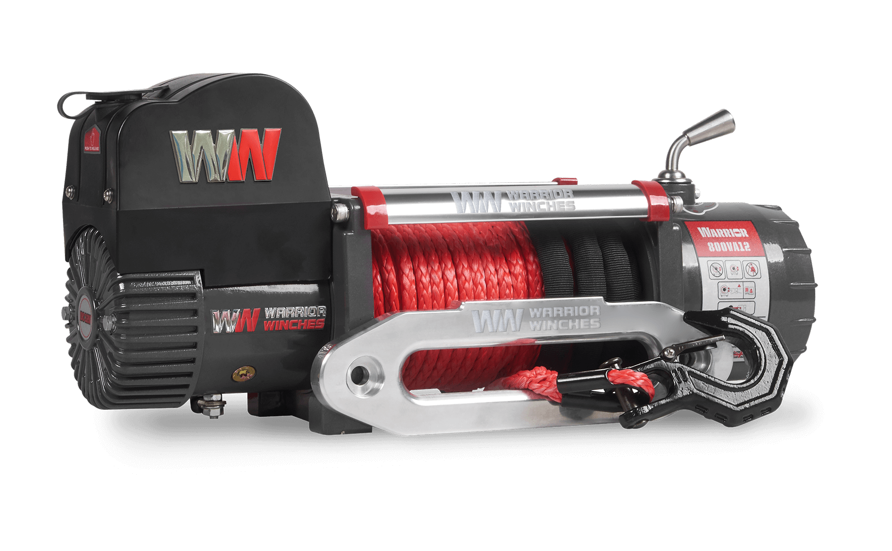 Samurai 8,000lb 12v Electric Winch - Synthetic Rope