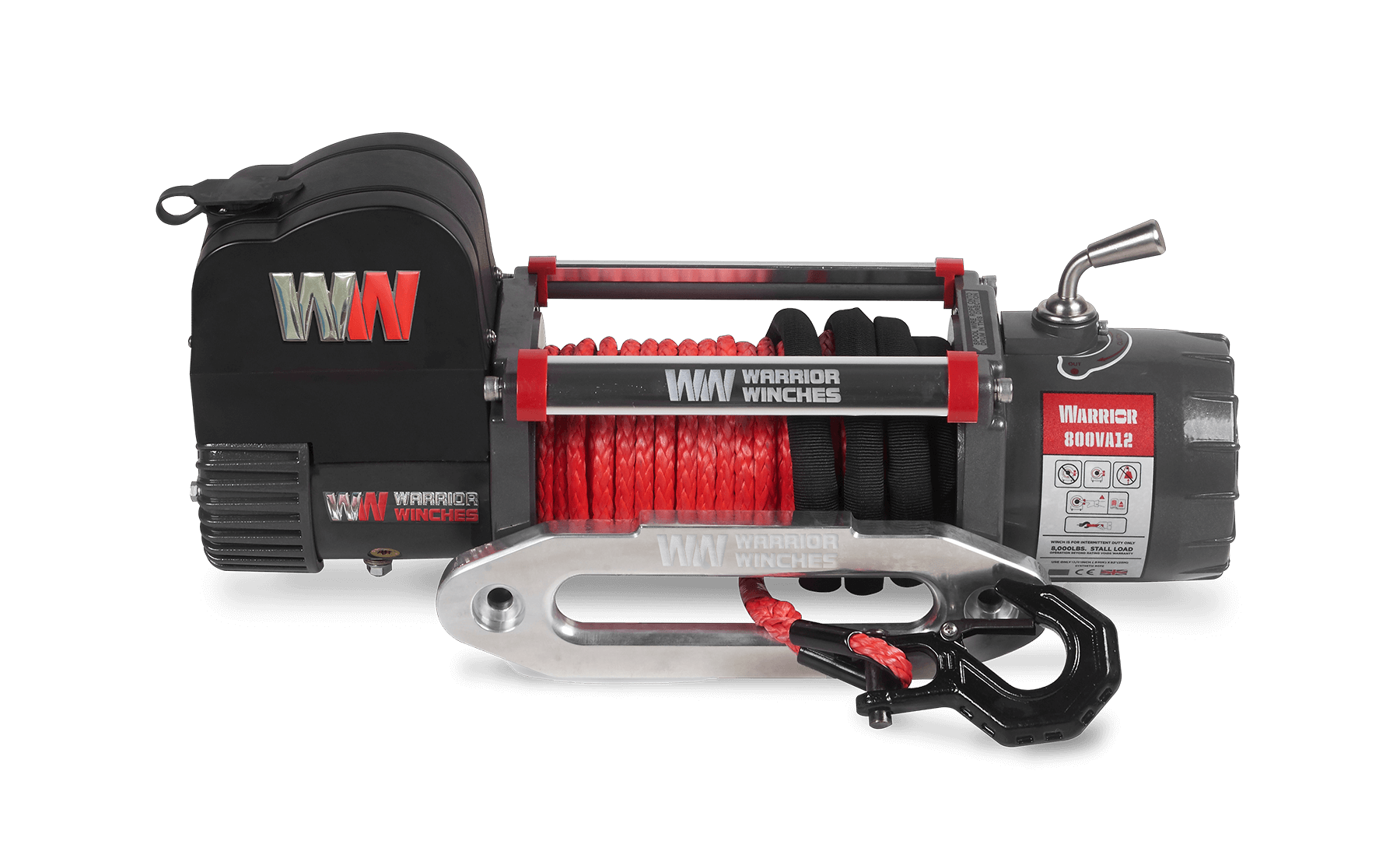 Samurai 8,000lb 12v Electric Winch - Synthetic Rope