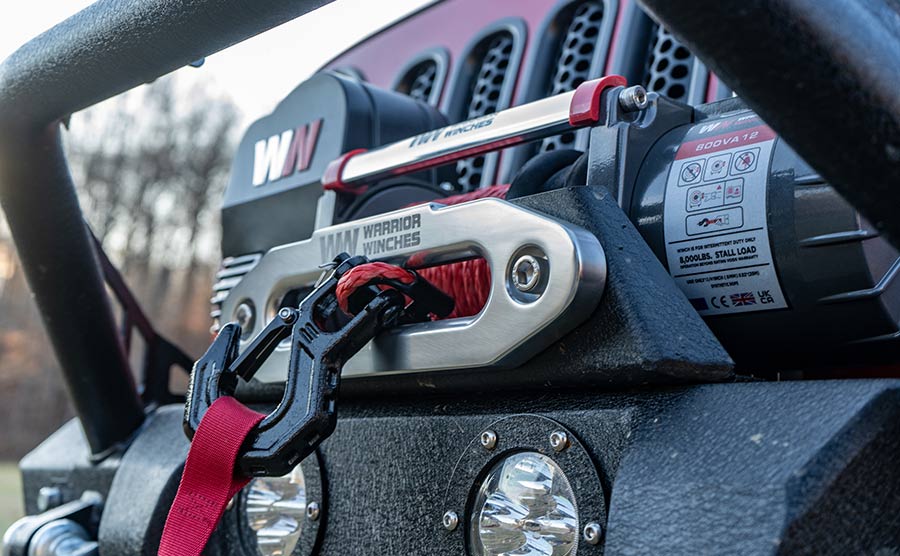 Samurai 8,000lb 12v Electric Winch - Offroad