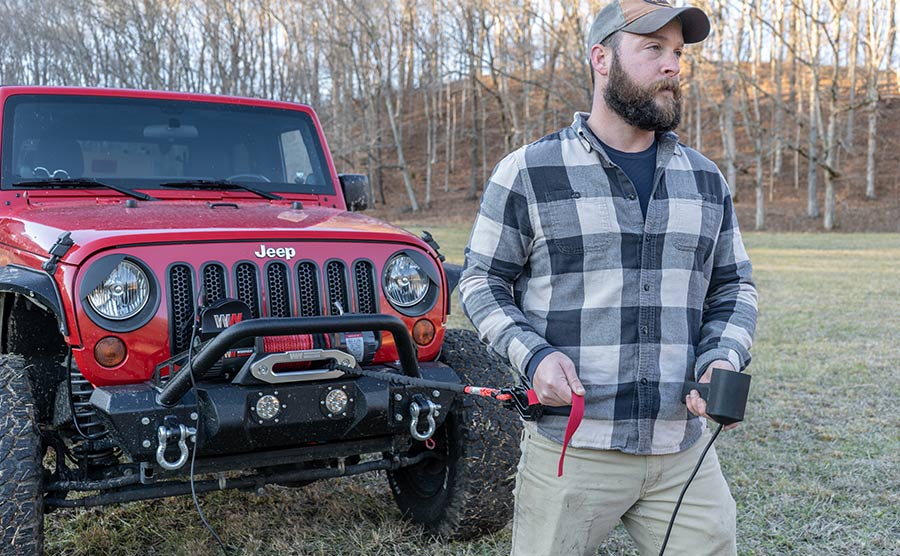 Samurai 8,000lb 12v Electric Winch - Offroad