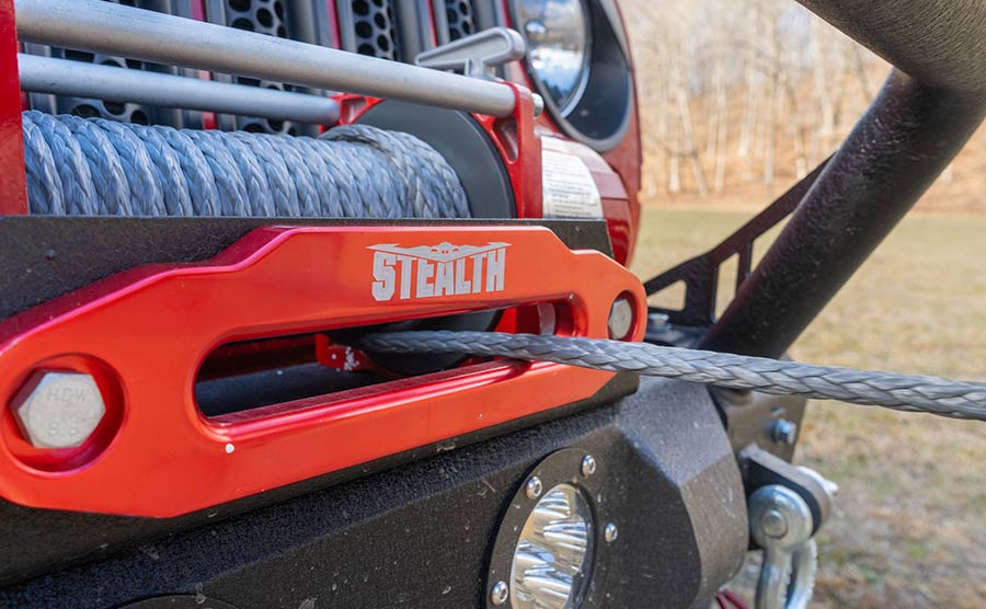 Stealth 13,500lb 12v Electric Winch - Offroad