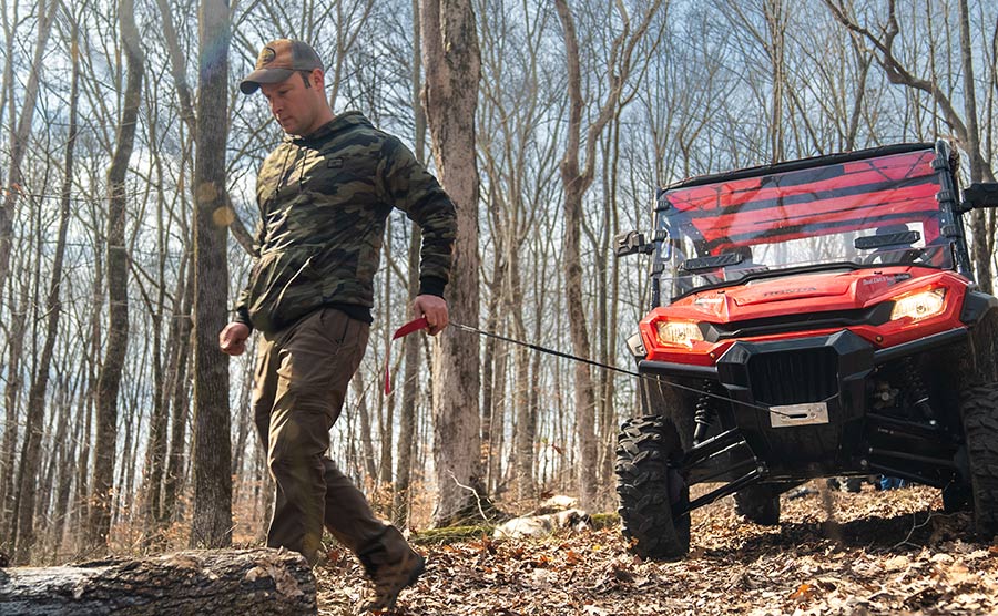 Stealth 4,500lb 12v Electric Winch - ATV