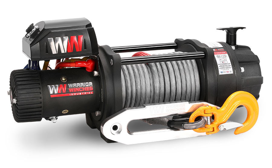 T1000 22,000lb Severe Duty 12v Electric Winch - Synthetic Rope