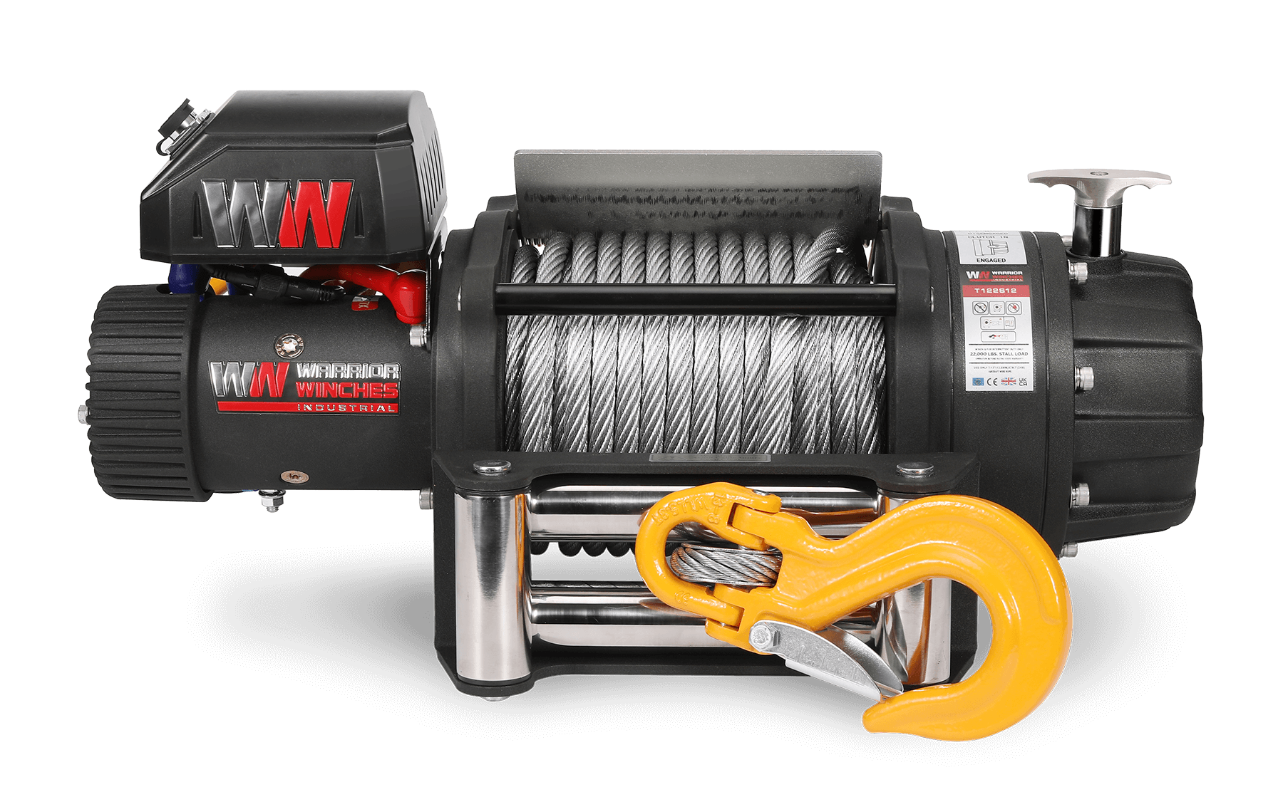 T1000 22,000lb Severe Duty 12v Electric Winch