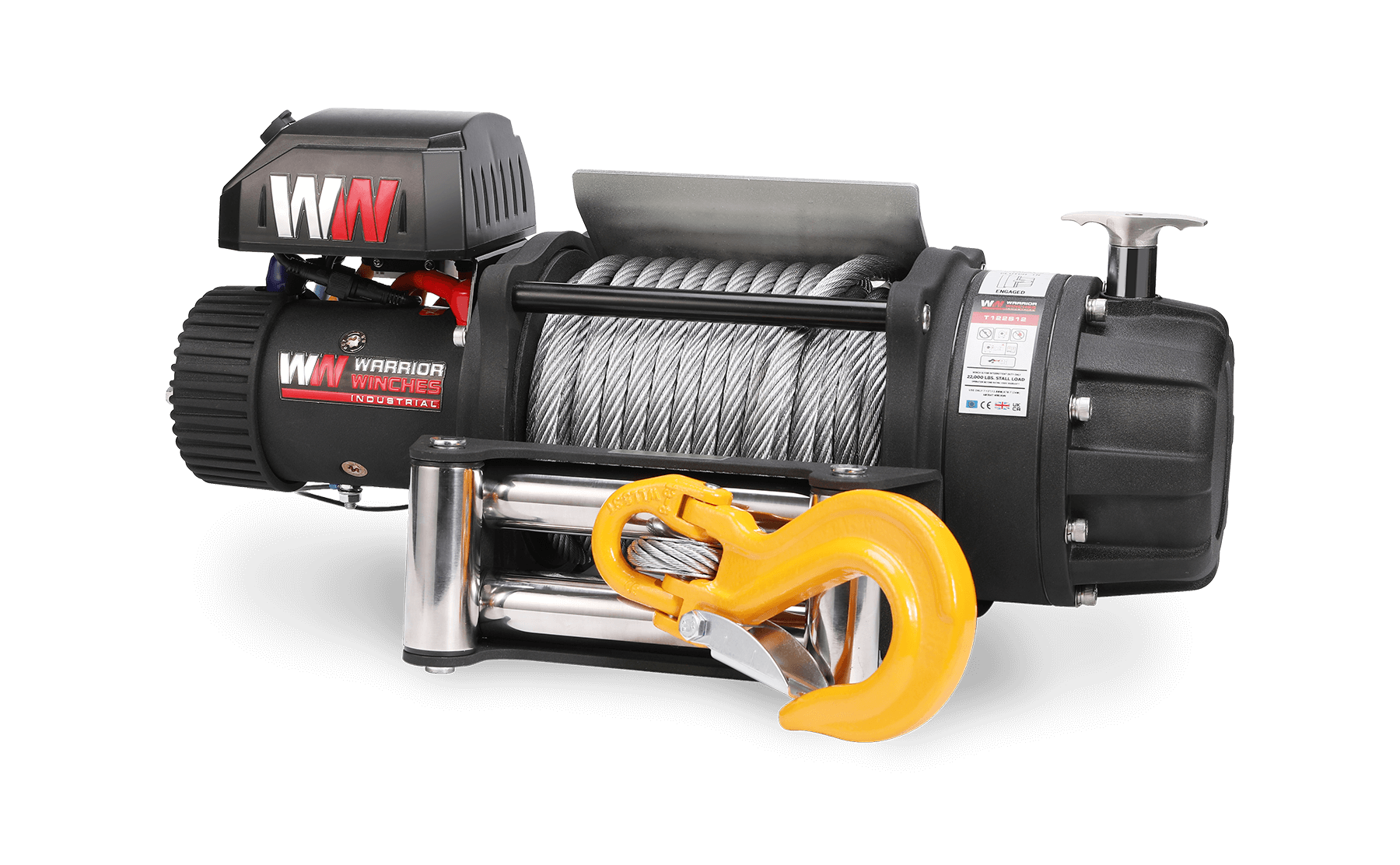 T1000 22,000lb Severe Duty 12v Electric Winch