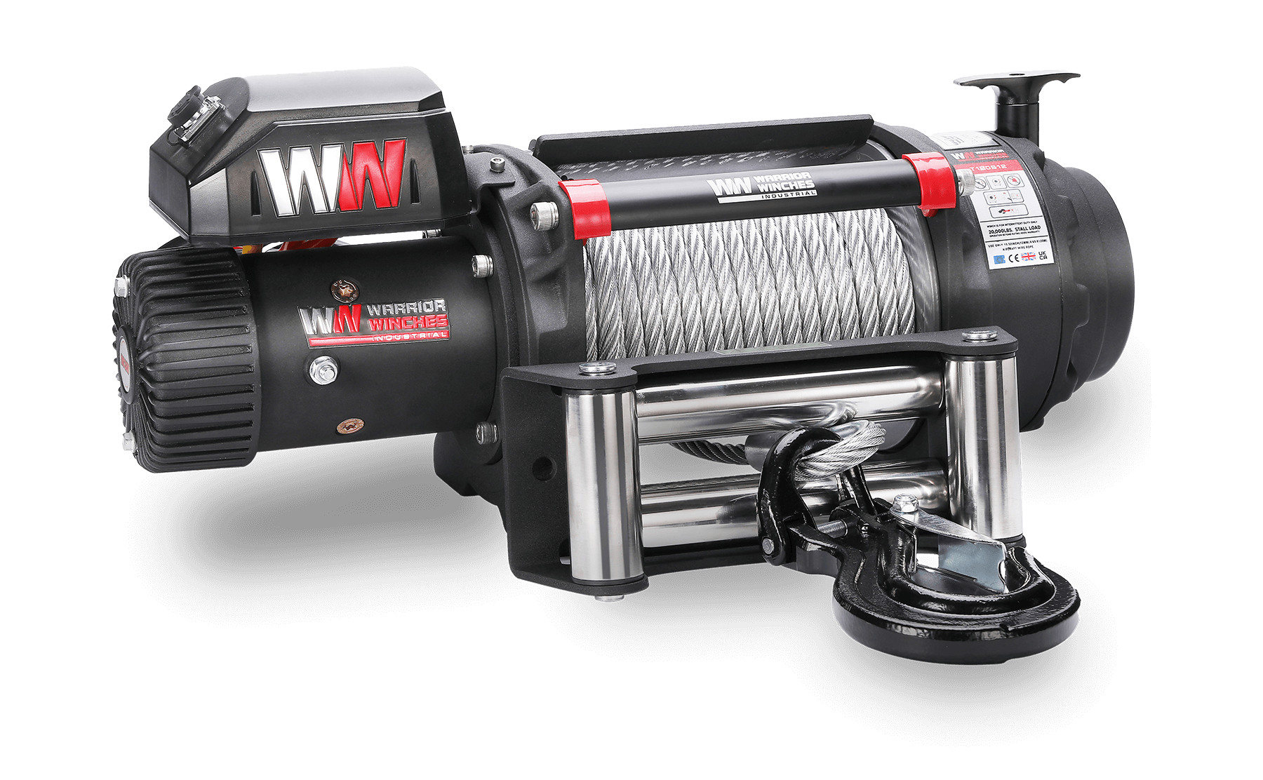 T1000 18,000lb Severe Duty 12v Electric Winch